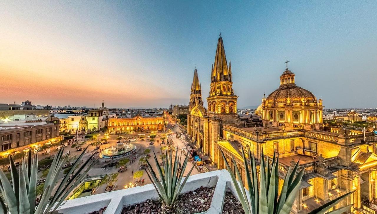 Hotel Plaza Bandera Revolucion Guadalajara Exteriör bild